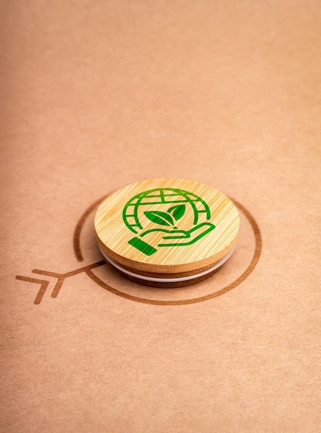 Close-up of a product label displaying multiple eco-friendly certifications like Fair Trade, USDA Organic, and Cradle to Cradle, highlighting the importance of verifying sustainability claims.