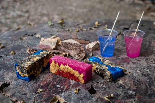 A close-up shot of a cluttered landfill filled with discarded plastic containers, highlighting the packaging waste issue in the personal care industry.