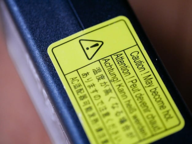 A detailed shot of a UL 9540 certification label on an energy storage system, clearly showing the UL logo, certification number, and relevant safety information. The image should highlight the importance of certification for ensuring product safety and compliance.