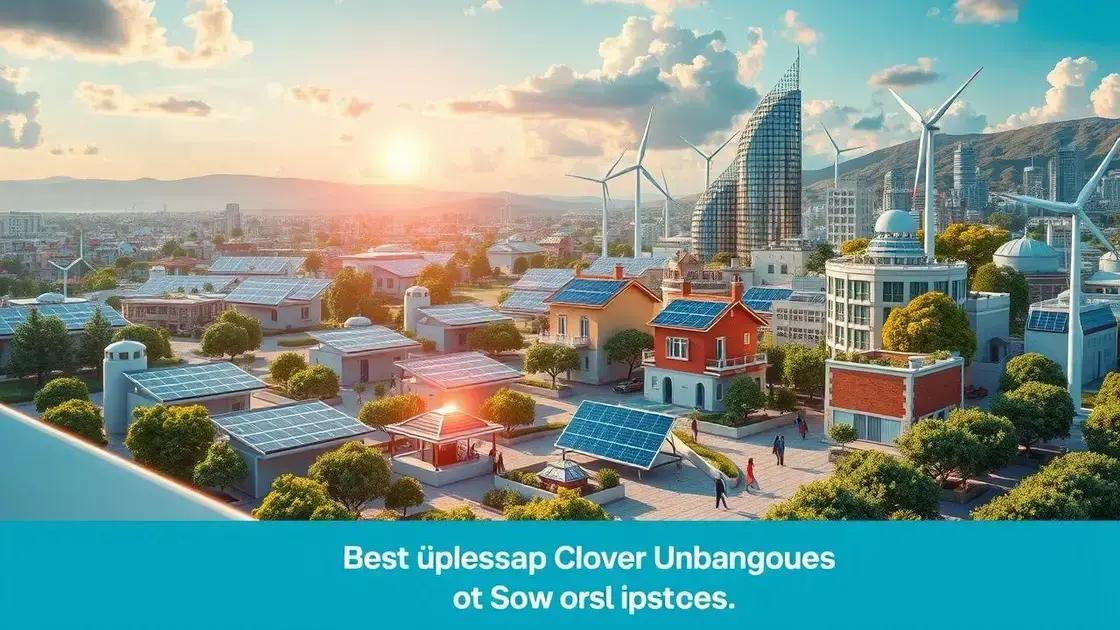 Future outlook on clean energy policies