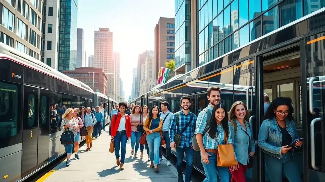 Key benefits for commuters and businesses
