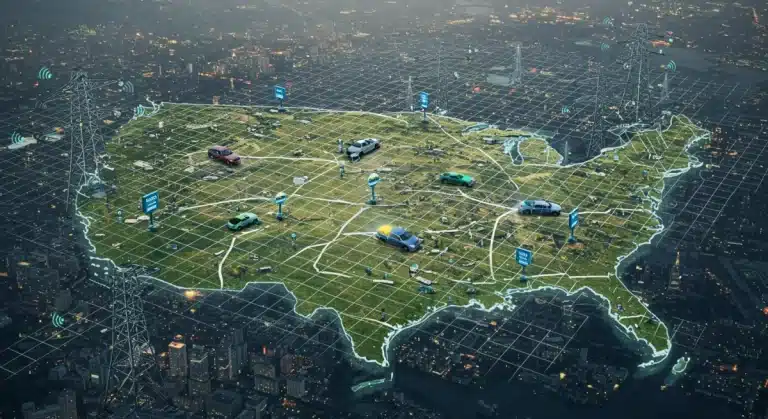 Modernized US electrical grid supporting electric vehicle charging infrastructure