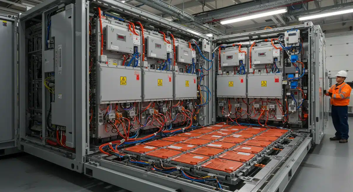Advanced lithium-ion battery modules for grid-scale energy storage.