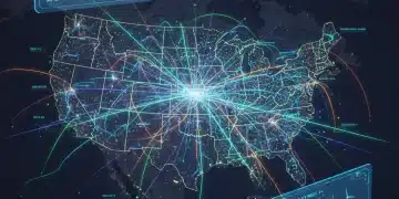 AI-powered smart grid optimizing U.S. energy flow