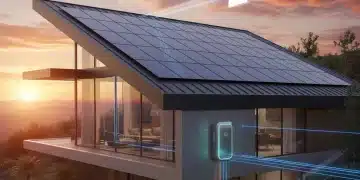 Modern home with solar panels and a home battery storage system, symbolizing energy independence in 2026.