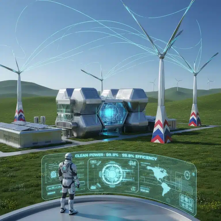 Small Modular Reactor facility powering a clean energy future in the US