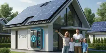 Safe home energy storage system with solar panels