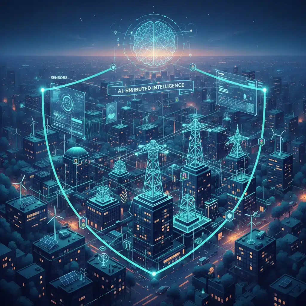 Interconnected smart devices forming a resilient AI smart grid